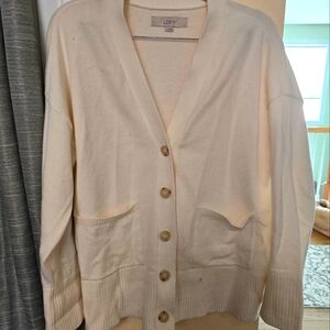 Loft button cardigan